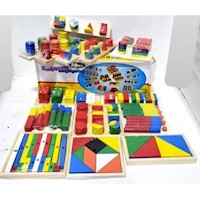 Set de 14 juegos Montessori de Madera Combinación Didactico