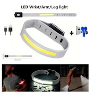 Brazalete de luz led recargable Cojin gel para bici