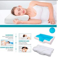 Almohada Cervical Memory Foam con Gel y Bambú