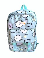 MOCHILA KAWAII GENÉRICA PORTA LAPTOP DISEÑO OSITOS