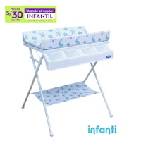 Bañera Cambiador Plegable Ocean Infanti BB020 Azul