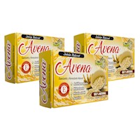 Jabón Natural Corporal De Avena 110Gr 3 Und