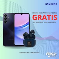 COMBO SAMSUNG A15, 6.5", 6/128GB  + LOGIC TW20 EARBUDS