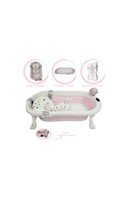 Bañera plegable Baby Kits Jelly con termostato Rosado