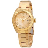 INVICTA Angel Champagne Dial Gold-plated Ladies Watch