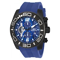 Reloj Invicta Pro Diver Acero Negro y Silicona Azul 22812