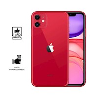 iPhone 11 128 Gb I Reacondicionado Grado A I color: Rojo