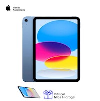 Apple Ipad 10th generation wifi 256Gb Azul con Mica Hidrogel