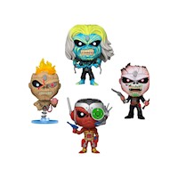 Funko Pop Rocks Iron Maiden Pack Glow Ae Exclusive