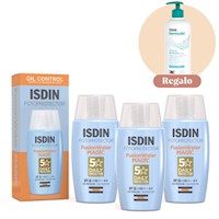 Trio Isdin Fotoprotector Fusion Water Magic SPF 50 50ml - Aplica cupón belleza5