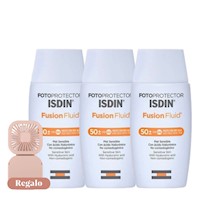 Trio Fotoprotector ISDIN Fusión Fluid SPF50 + 50ml