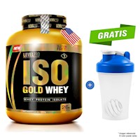 Proteína Level Pro Iso Gold Whey 3kg + Shaker