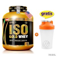 Proteína Level Pro Iso Gold Whey 6.6 LB Vanilla Creme