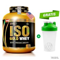 PROTEÍNA ISOLATADA ISO GOLD WHEY 3KG LEVEL PRO