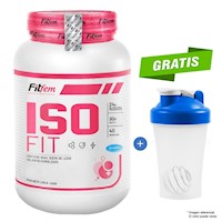 PROTEÍNA ISOFIT 1100 GRAMOS FITFEM CHOCOLATE MÁS OBSEQUIO