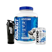 Pack Proteina Evogen ISOJECT 1.8 kg Cookies and cream + Xtend Blue 30 servicios