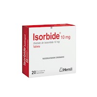 Isorbide 10 mg Tabletas