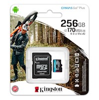 Memoria Micro Sd Kingston Original Canvas Go! Plus 256 Gb.