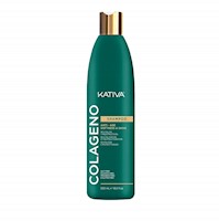 Kativa Shampoo Colágeno Poderosa Revitalización de 550 ml