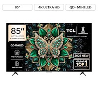 Televisor TCL 85C6K 85" QD Mini LED 4K UHD Google TV