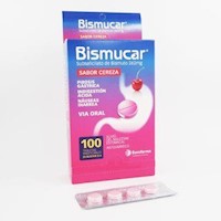 Bismucar 262 Mg Tabletas Masticables Sabor Cereza - Blister 4 UN