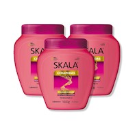 Ceramidas Crema De Tratamiento Capilar 1Kg Skala 3 Unid