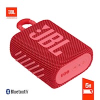 Parlante Jbl Bluetooth Altavoz Go 3 Impermeable Ip67 5hr – Rojo