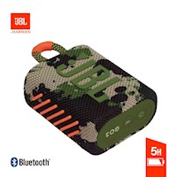 Parlante Jbl Bluetooth Altavoz Go 3 Impermeable Ip67 5hr Camuflado