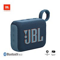 Parlante Jbl Bluetooth Altavoz GO 4 impermeable IP67 7hr Azul