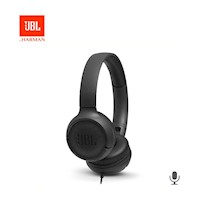 Audifonos JBL Pure Bass Sound On Ear T500 C/ Micro Negro