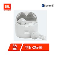 Audifonos JBL In-Ear Tune Flex Perfect Fit Bluetooth 32Hrs Blanco