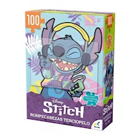 Stitch Rompecabezas de Terciopeli 100 Piezas