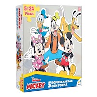 Mickey Disney Rompecabezas con 5 Figuras - Personajes Disney