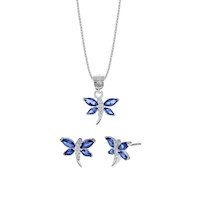 Set Collar y Aretes Esencia Plata 925