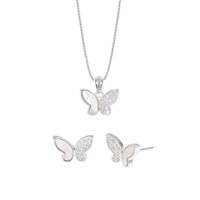 Set Collar y Aretes Supremo Plata 925