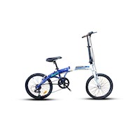 Bicicleta Benotto plegable 7v aro 20 azul