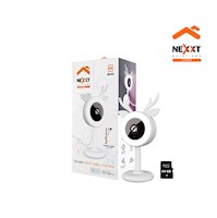 Monitor para bebé WiFi Nexxt 2K AudioBidireccional LED Detección llanto + SD64GB