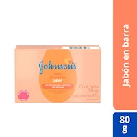 Jabón en Barra Johnson's Baby Glicerinado Piel Delicada 80g