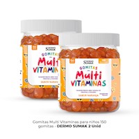 Gomitas Multivitaminas Niños 150 Gomitas Dermo Sumak 2 Unidades