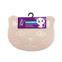 Alfombra Multiusos Beige Cute Cat Flexible 30x40cm