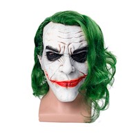 Máscara de Joker The Dark Knight Estilo Blanco para Halloween y Cosplay