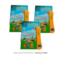 3 UNID LIBRO DIDACTICO MUSICAL