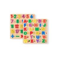 ROMPECABEZA ABC Y NUMERO CON PIZARRA DIDACTICO