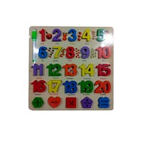 ROMPECABEZA NUMERO CON PIZARRA DIDACTICO