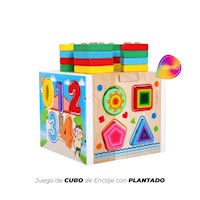 Cubo encaje multifuncional con plantado