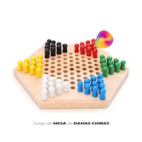 Juego De Mesa Damas Chinas Hexagonal