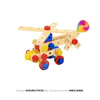 Juego De Construcción Mecano De Madera