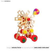 Juego De Construcción Mecano Molino De Madera