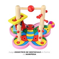 Juego didáctico obstáculo en forma de mariposa