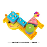 Juego didáctico plantado de jirafa X4